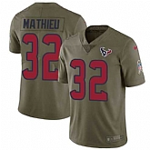 Nike Texans 32 Tyrann Mathieu Olive Salute To Service Limited Jersey Dzhi,baseball caps,new era cap wholesale,wholesale hats